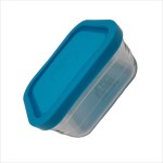 Glass casserole, rectangular, Andia, capacity 0.60 l, plastic cover